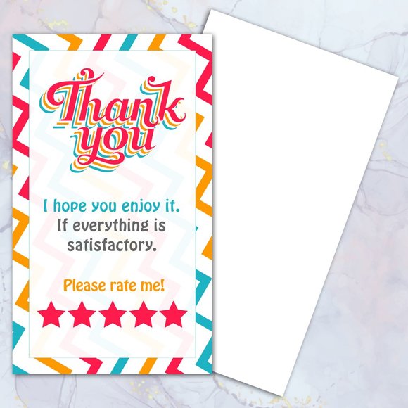 100 Thank You Cards - Picture 3 of 8